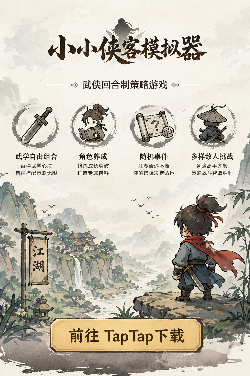小小侠客模拟器背景图